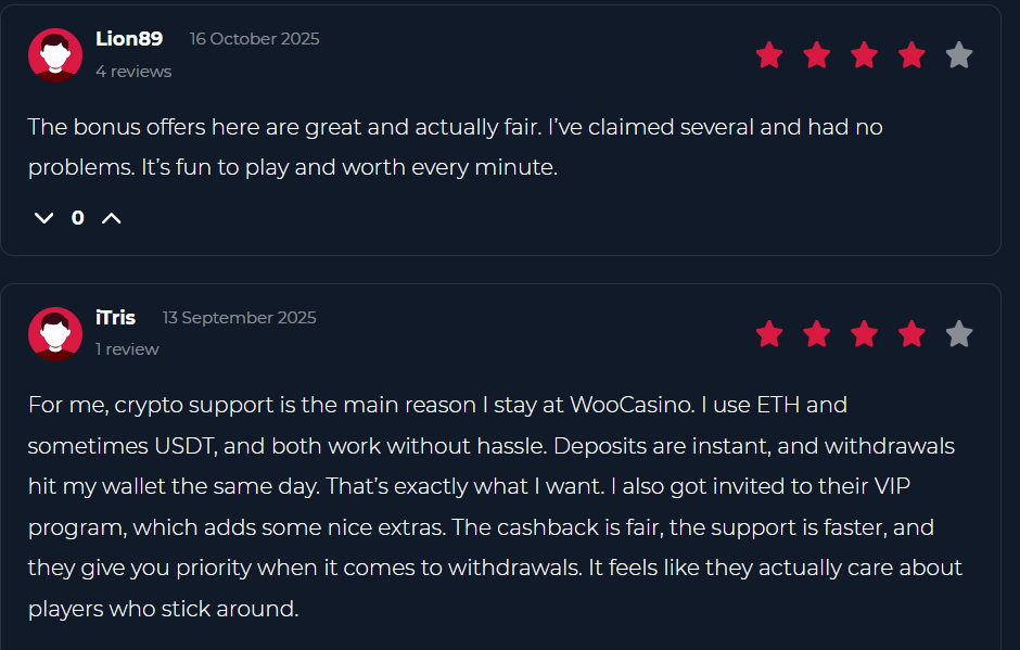 Customer real review